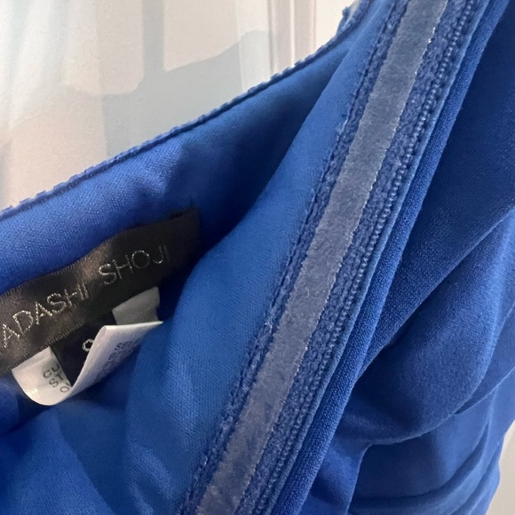 Tadashi Shoji Royal Blue Bandage Dress Size Small - Picture 10 of 11